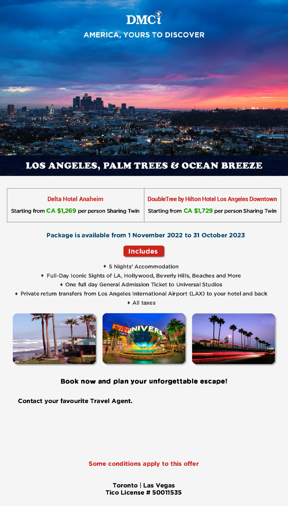 Los Angeles, Palm Trees & Ocean Breeze
